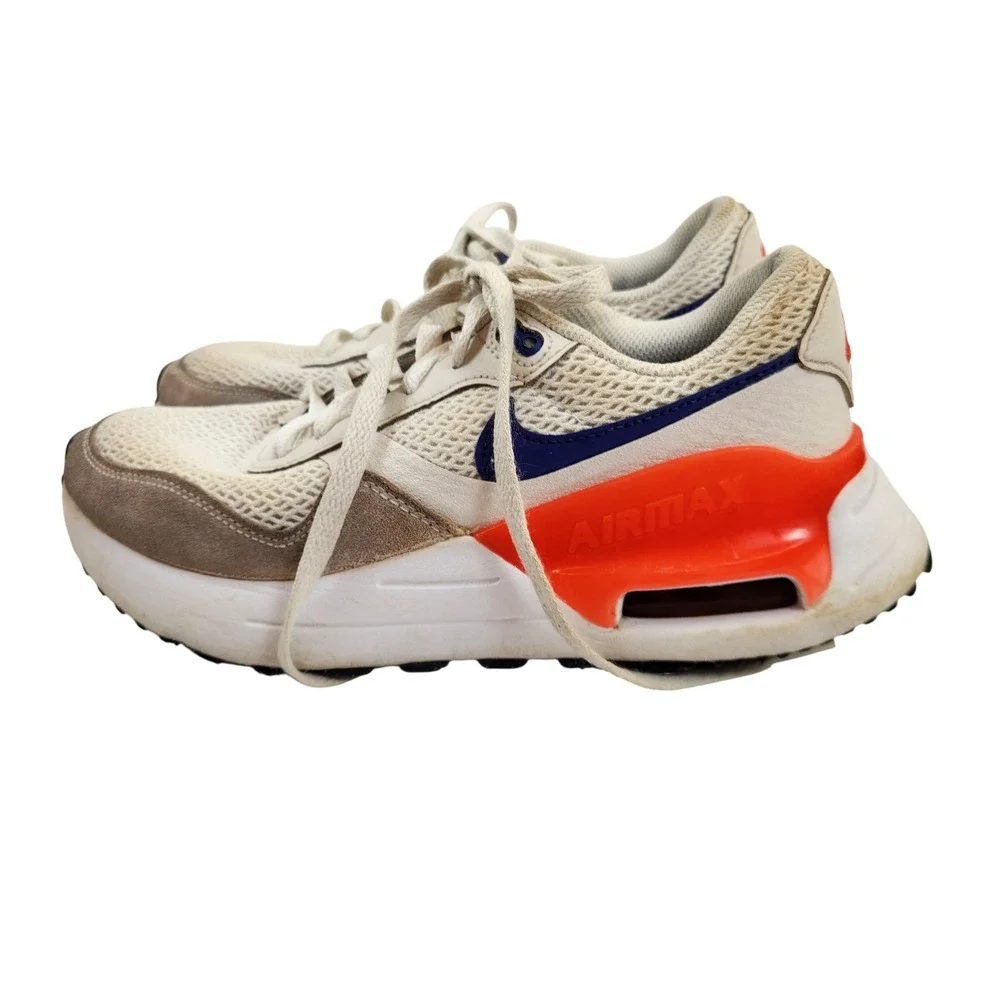 Nike‎ Air Max 97 White Orange Blue Women's Athletic Shoes Size 7 Casual Sneaker